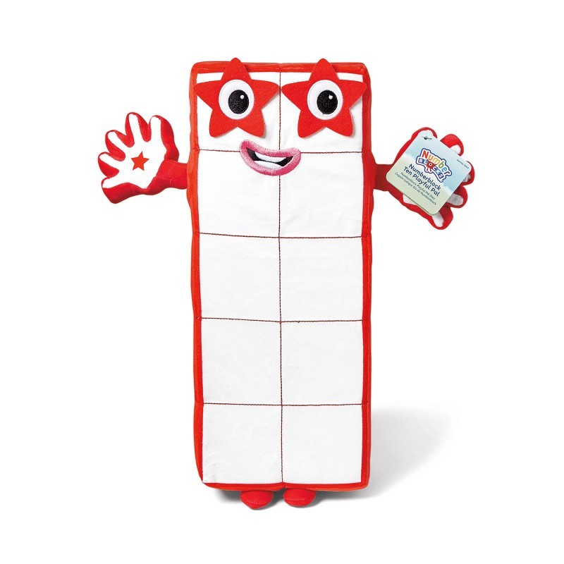 Hand2Mind Numberblocks™ Ten Playful Pal Plush Figure