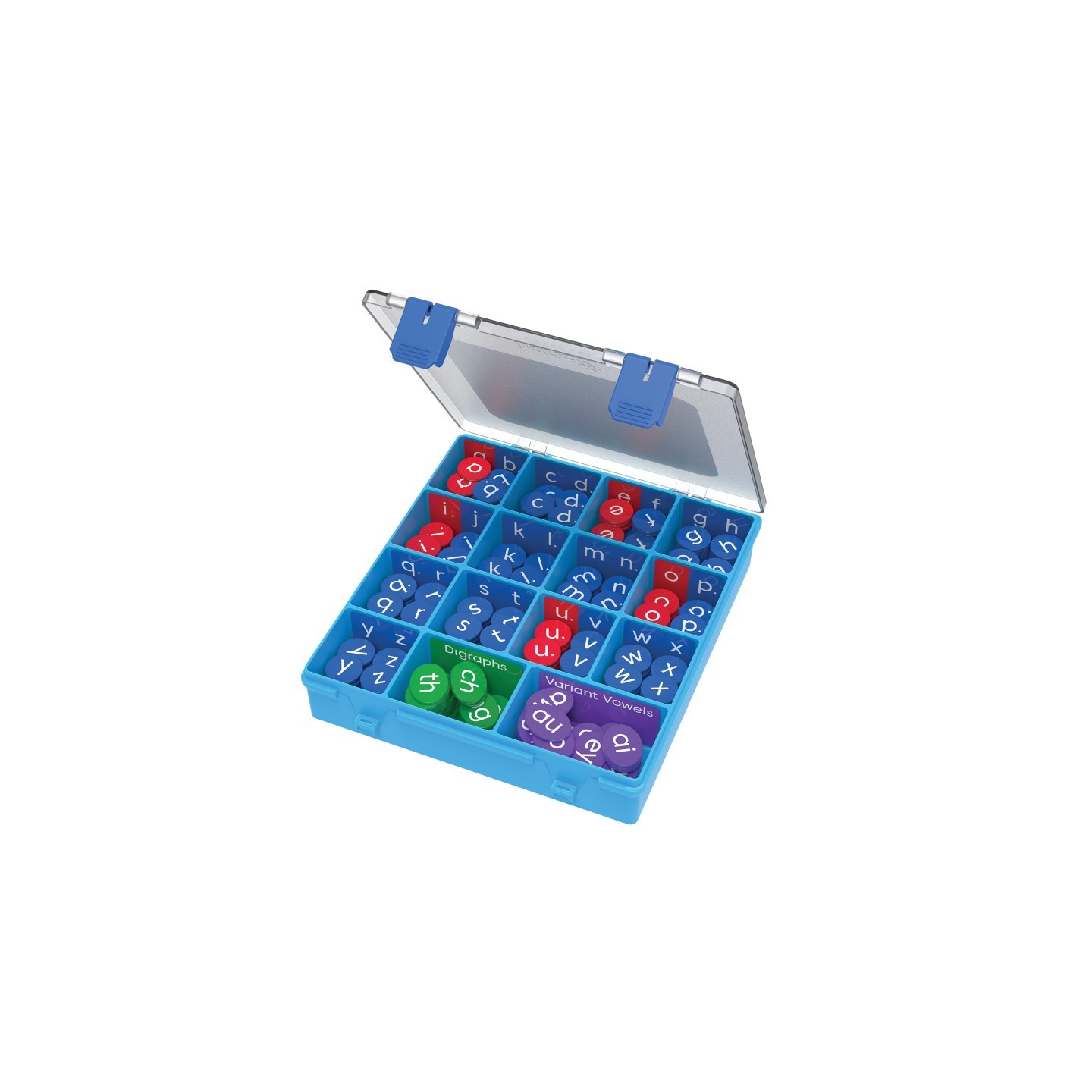 Hand2Mind Lowercase Phonics Chips Phonics Manipulatives