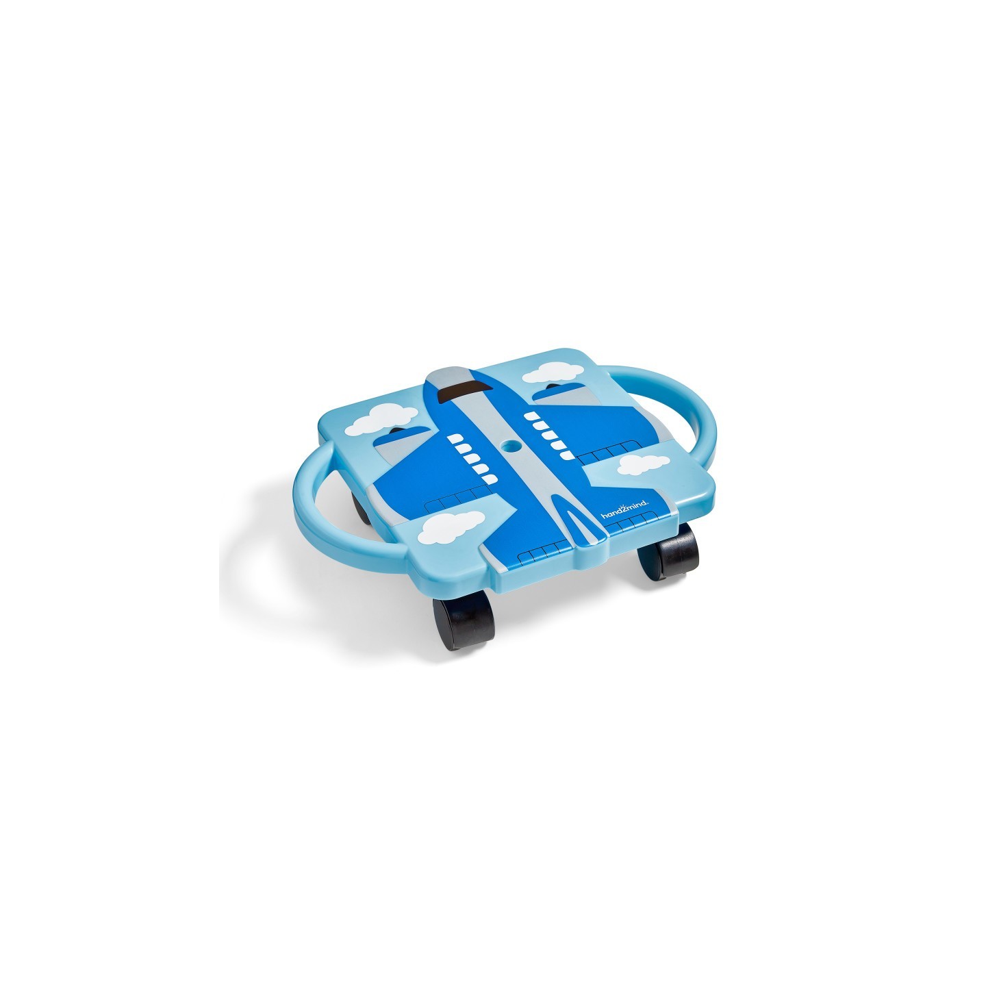 Hand2Mind Plane Glider Scooter Board, Dark Blue