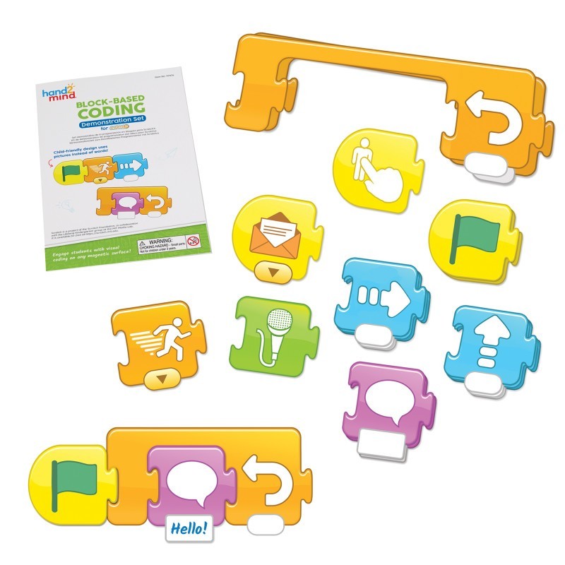 Hand2Mind Block-Based Coding Demonstration Set for ScratchJr