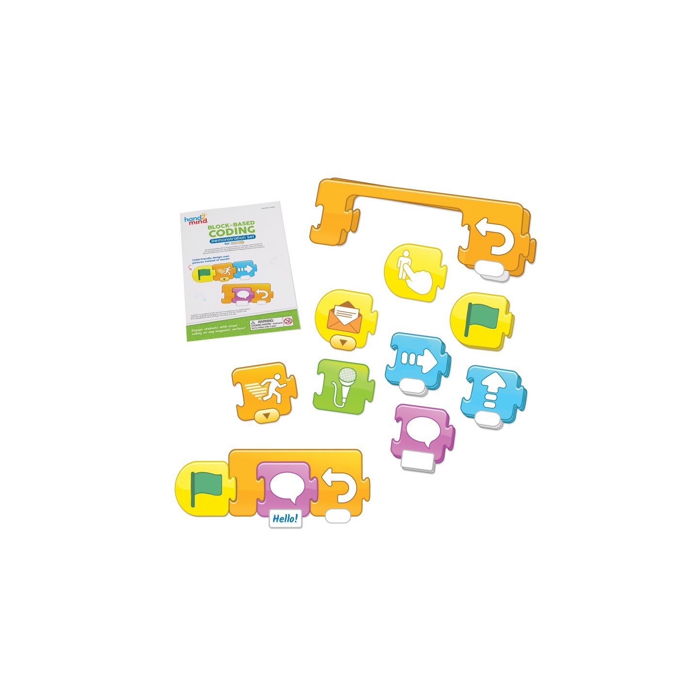 Hand2Mind Block-Based Coding Demonstration Set for ScratchJr