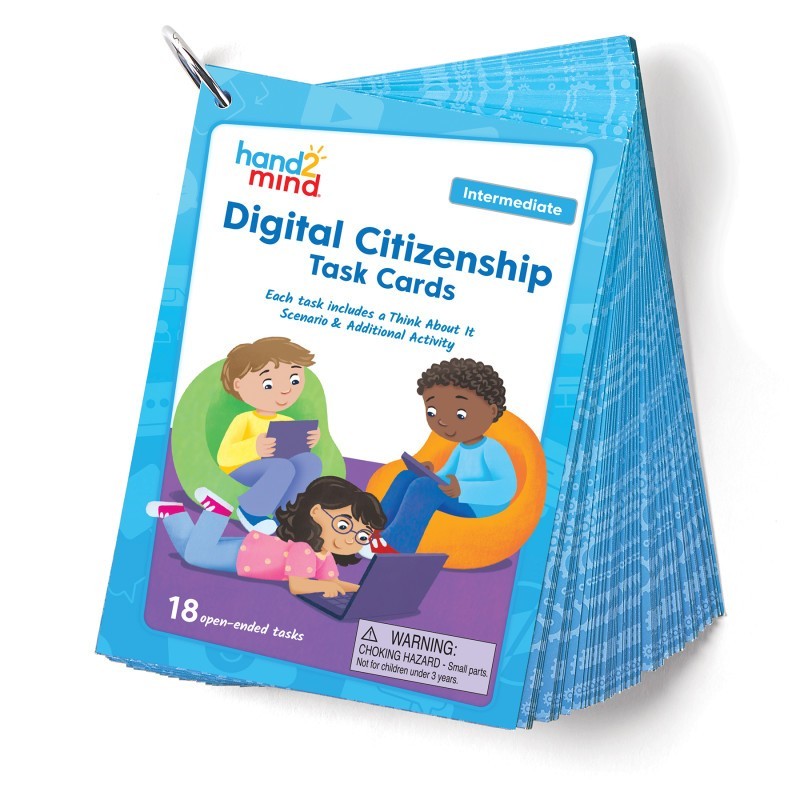 Hand2Mind Hands-On Digital Citizenship Intermediate Task Cards