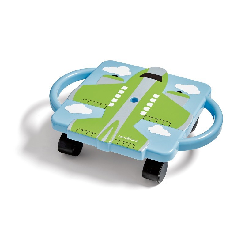 Hand2Mind Plane Glider Scooter Board, Green