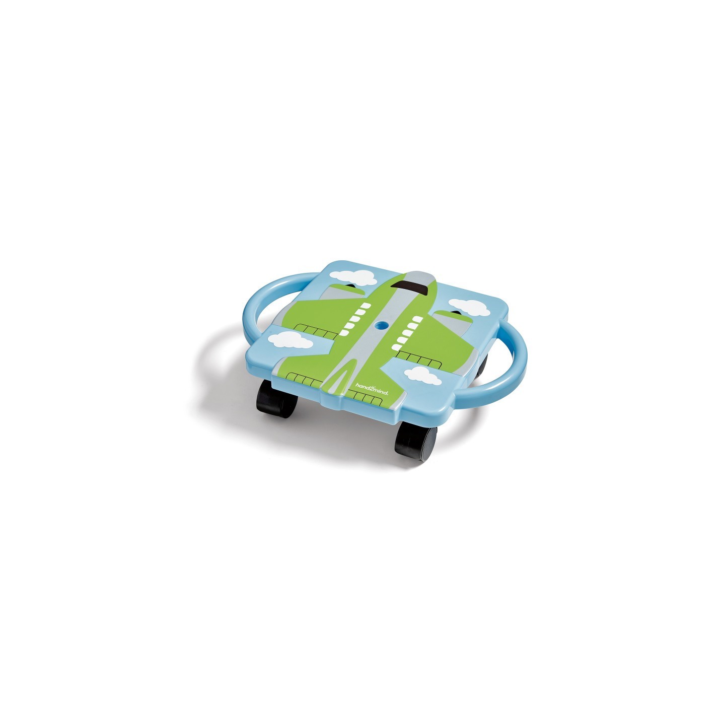 Hand2Mind Plane Glider Scooter Board, Green