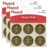 Hayes Publishing Gold Foil Embossed Seals, Honor Roll, 54 Per Pack, 3 Packs
