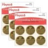 Hayes Publishing Gold Foil Embossed Seals, Outstanding Achievement, 54 Per Pack, 3 Packs