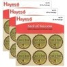 Hayes Publishing Gold Foil Embossed Seals, Seal of Success, 54 Per Pack, 3 Packs