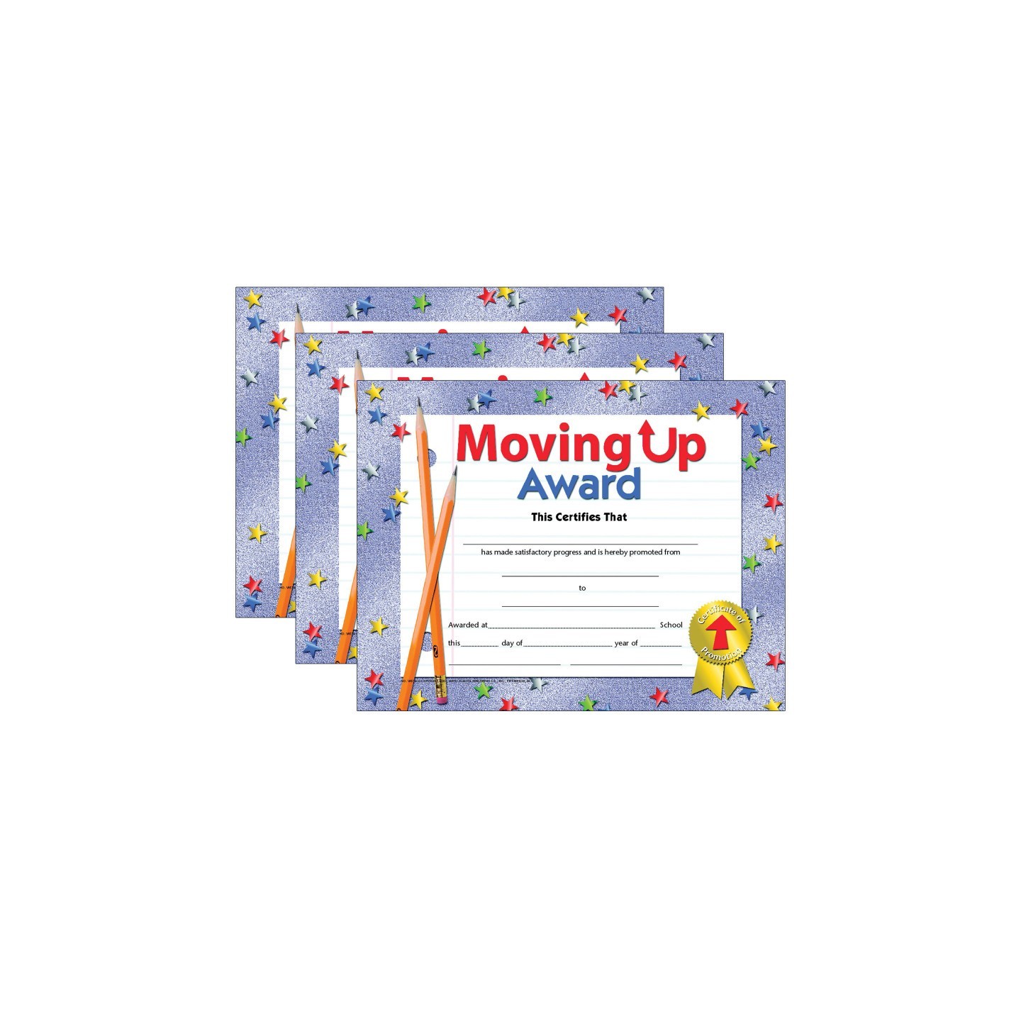 Hayes Publishing Moving Up Award, 30 Per Pack, 3 Packs