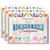 Hayes Publishing Science Fair Participation Award, 8.5" x 11", 30 Per Pack, 3 Packs