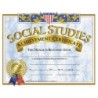 Hayes Publishing Social Studies Achievement Certificate, 8.5" x 11", Pack of 30