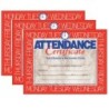 Hayes Publishing Attendance Certificate, 8.5" x 11", 30 Per Pack, 3 Packs
