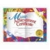 Hayes Publishing Music Achievement Certificate, 8.5" x 11", Pack of 30