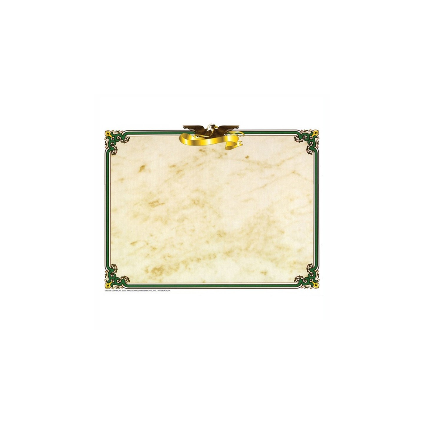 Hayes Publishing Eagle Border Paper, 8.5" x 11", Pack of 50