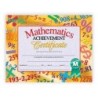 Hayes Publishing Math Achievement Certificate, 8.5" x 11", Pack of 30