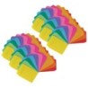 Hygloss® Non-Adhesive Library Pockets, 3.5" x 4.875", 5 Colors, 30 Per Pack, 6 Packs