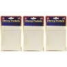 Hygloss® Library Pockets 3.5" x 4.5" Self Adhesive - Manila, 50 Per Pack, 3 Packs
