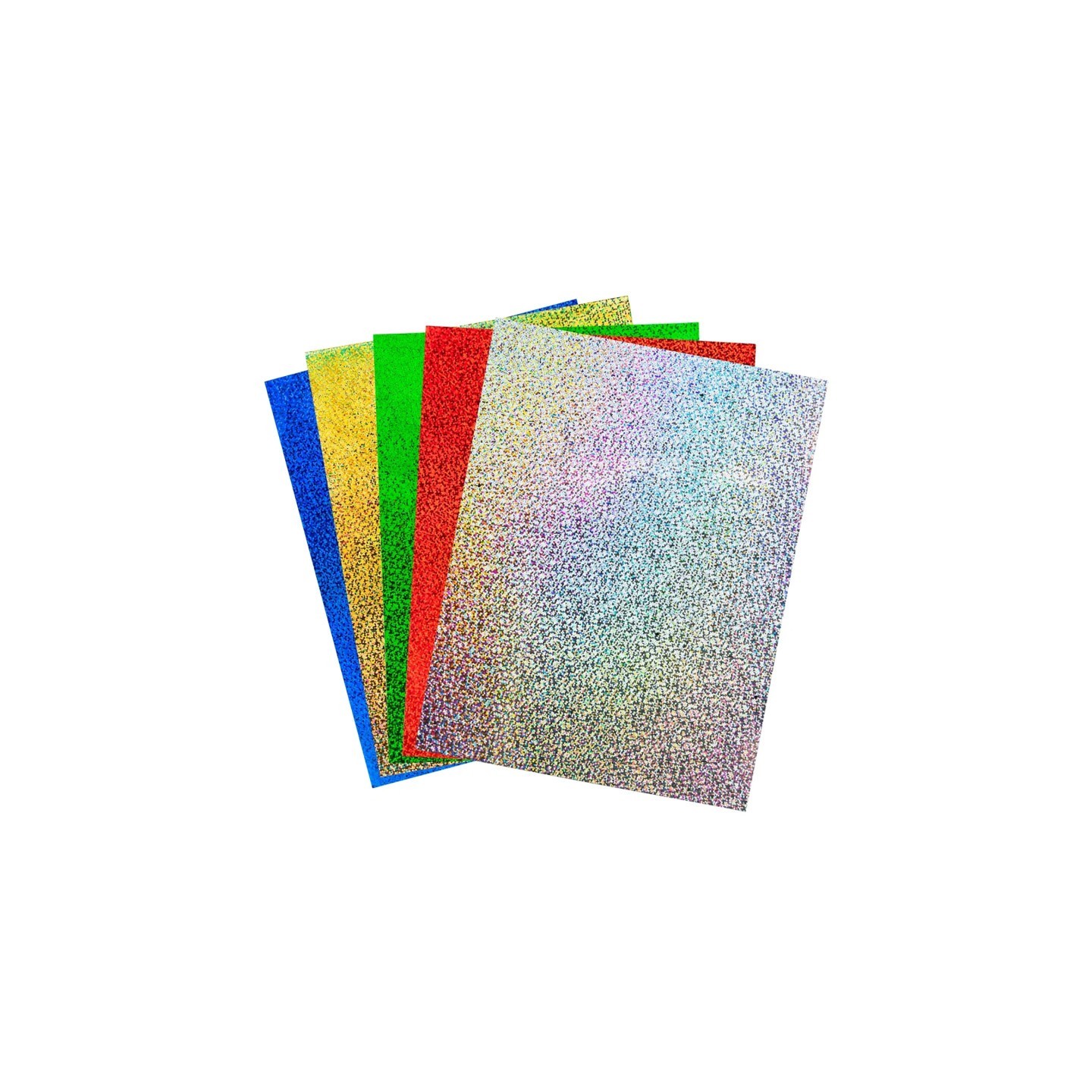 Hygloss® Self Adhesive Holographic Paper, 8.5" x 11", 5 Sheets