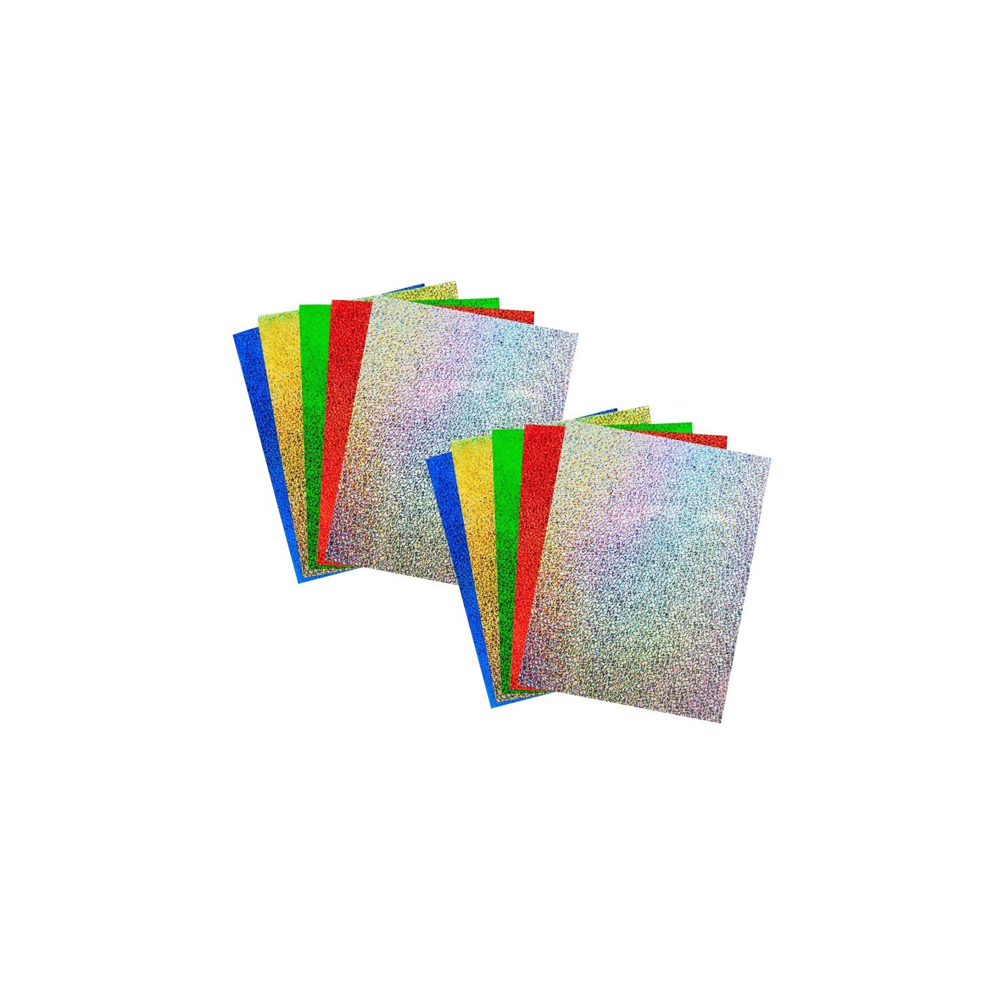 Hygloss® Self Adhesive Holographic Paper, 8.5" x 11", 5 Sheets, Pack of 2