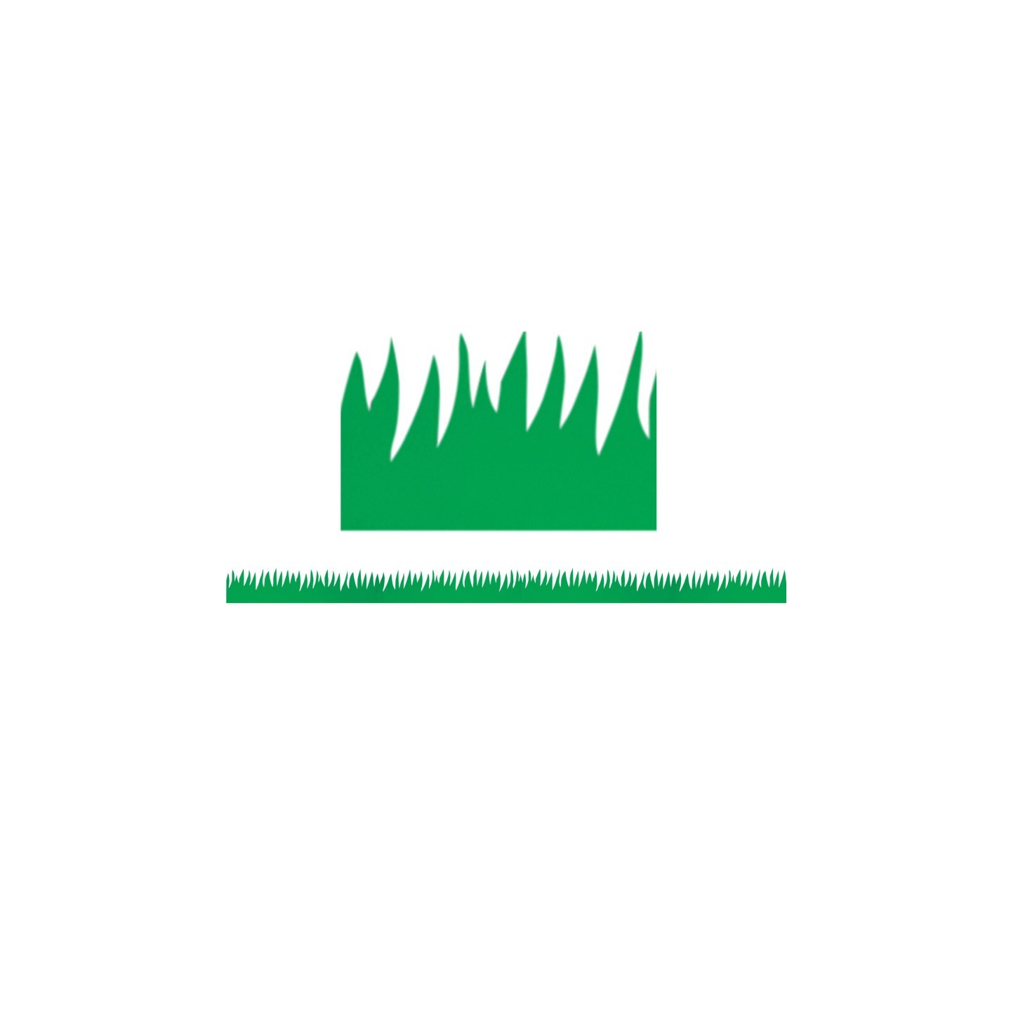 Hygloss® Green Grass Border, 12 Strips/36 Feet