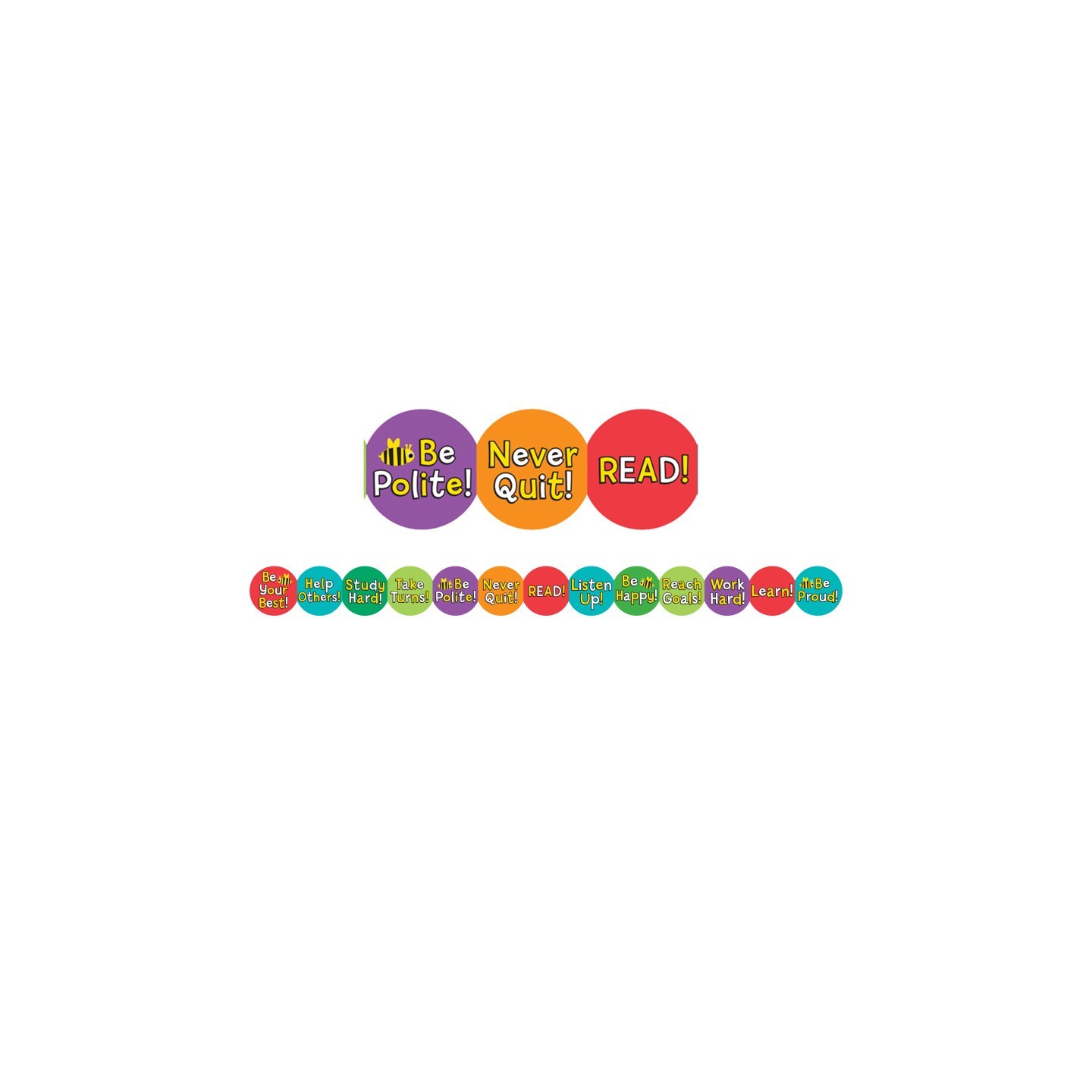 Hygloss® Be Your Best Border, 12 Strips/36 Feet