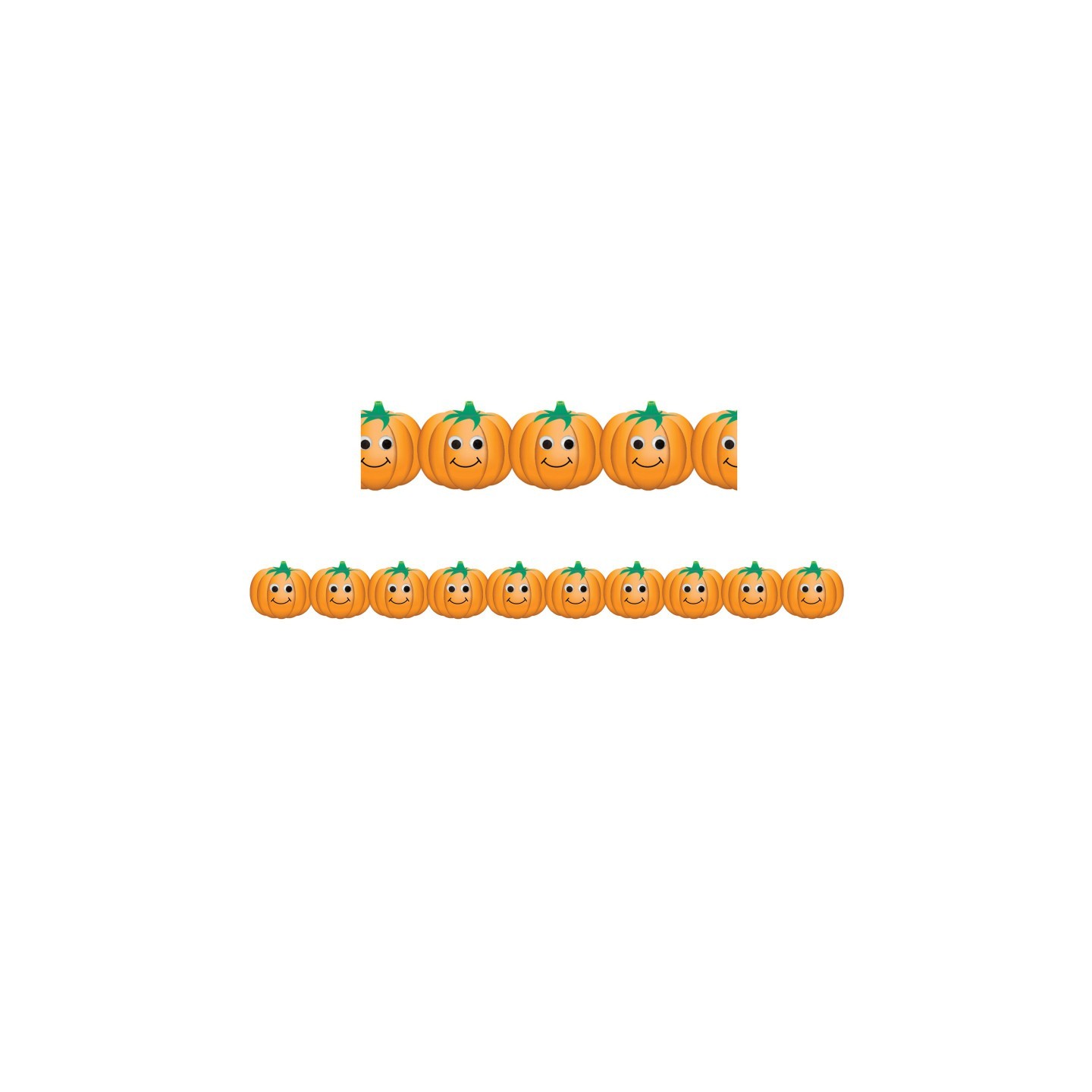 Hygloss® Happy Pumpkins Border, 12 Strips/36 Feet