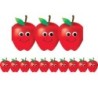 Hygloss® Happy Apples Border, 12 Strips/36 Feet