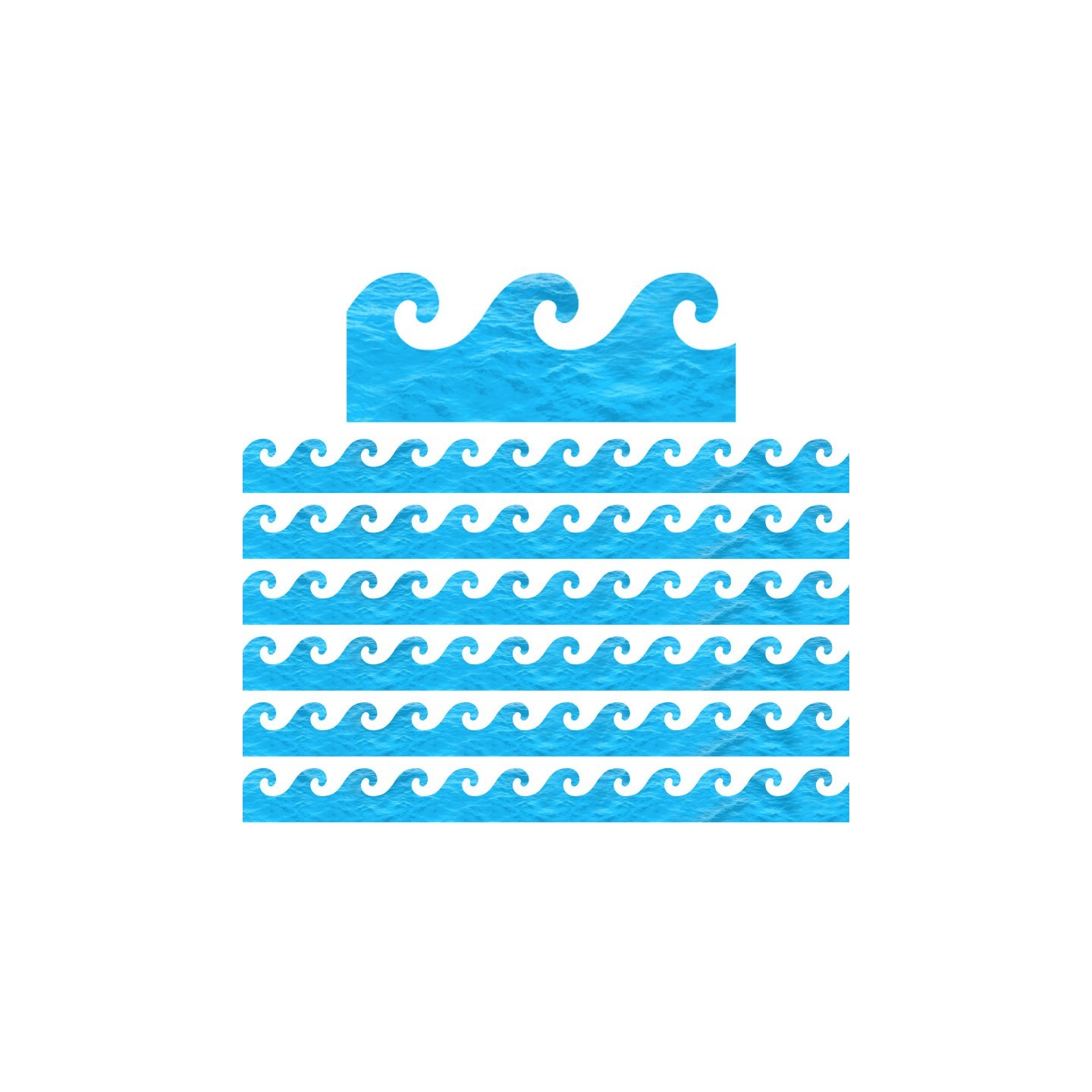 Hygloss® Ocean Waves Border, 36 Feet Per Pack, 6 Packs