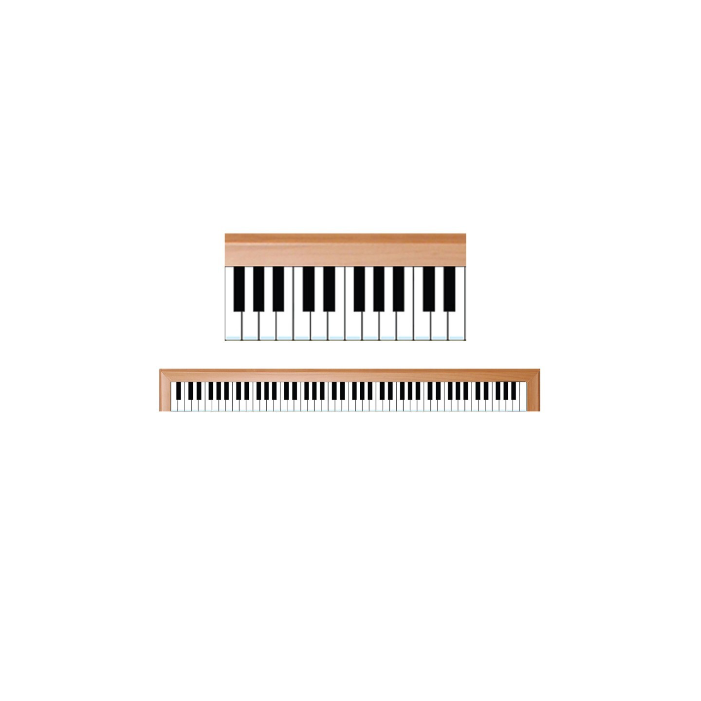 Hygloss® Piano Border, 12 Strips/36 Feet