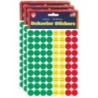 Hygloss® Behavior Stickers, 0.5", 1,200 Per Pack, 3 Packs