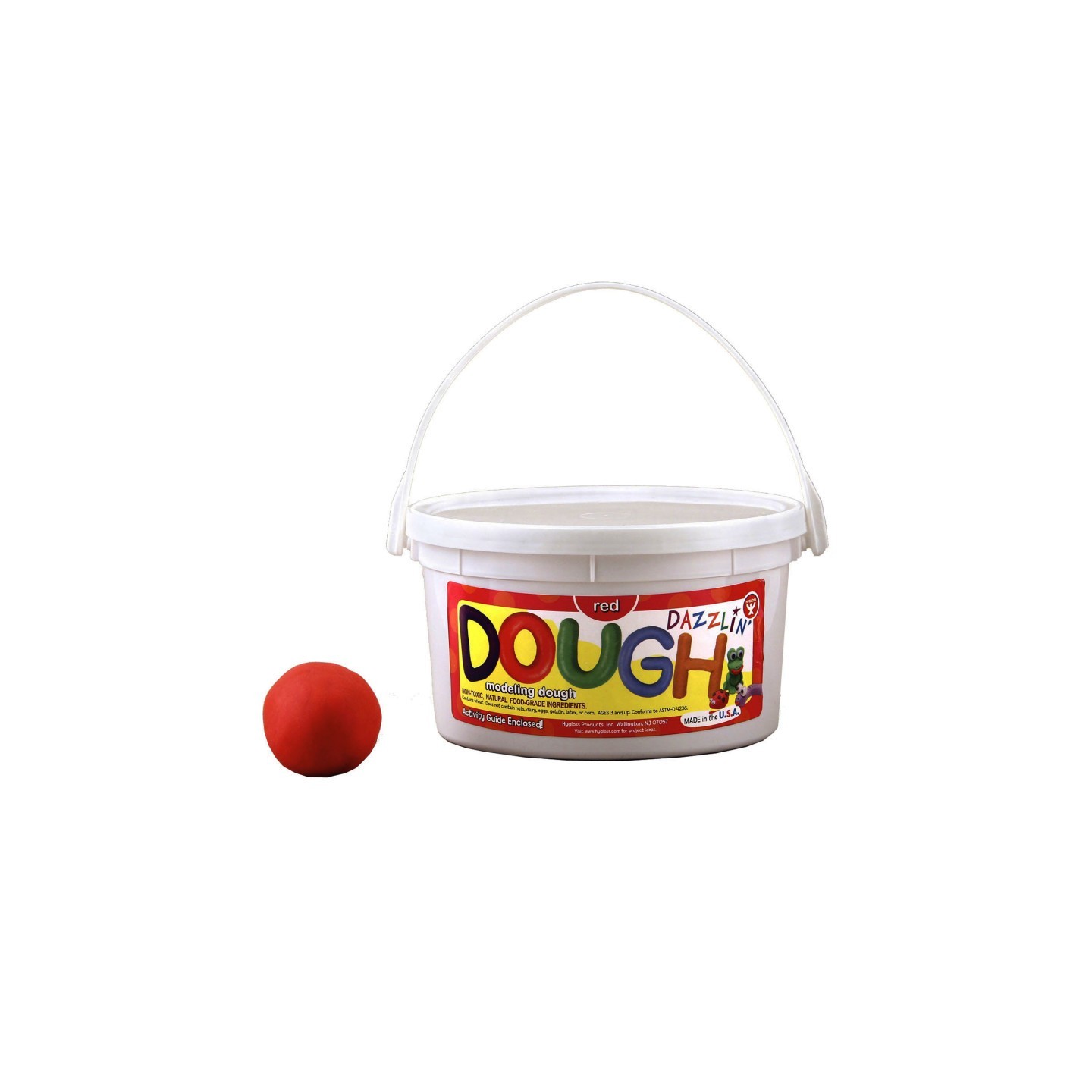 Hygloss® Dazzlin' Dough, Red, 3 lb. tub