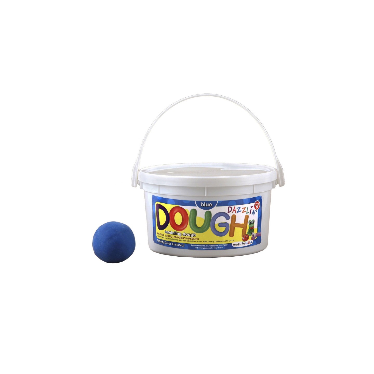 Hygloss® Dazzlin' Dough, Blue, 3 lb. tub