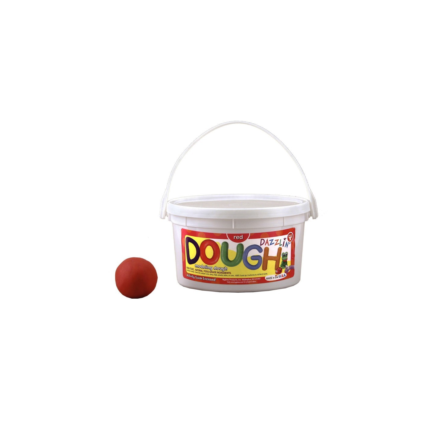 Hygloss® Scented Dazzlin’ Dough, Red (Watermelon), 3 lb. tub