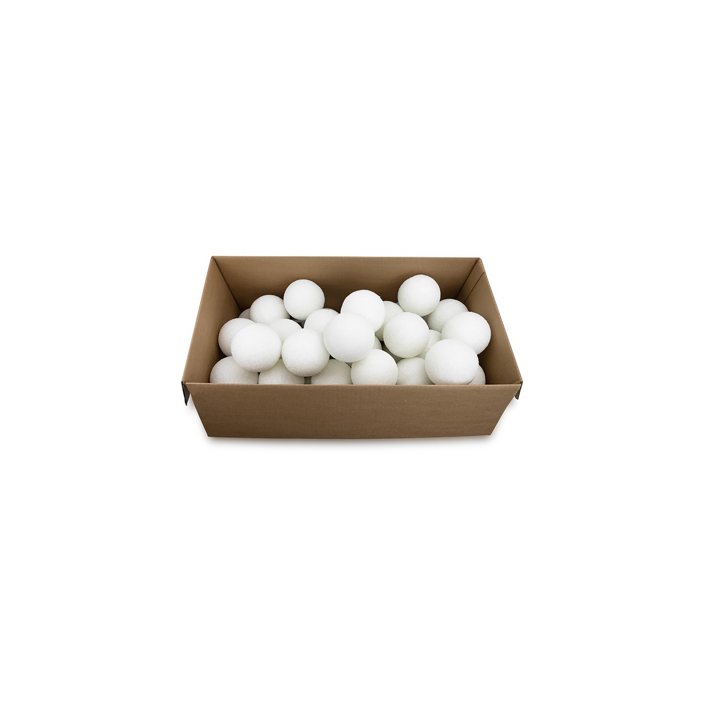 Hygloss® Craft Foam Balls, 4 Inch, White, Pack of 36