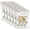 Hygloss® Craft Foam Balls, 1-1/2 Inch, White, 12 Per Pack, 6 Packs