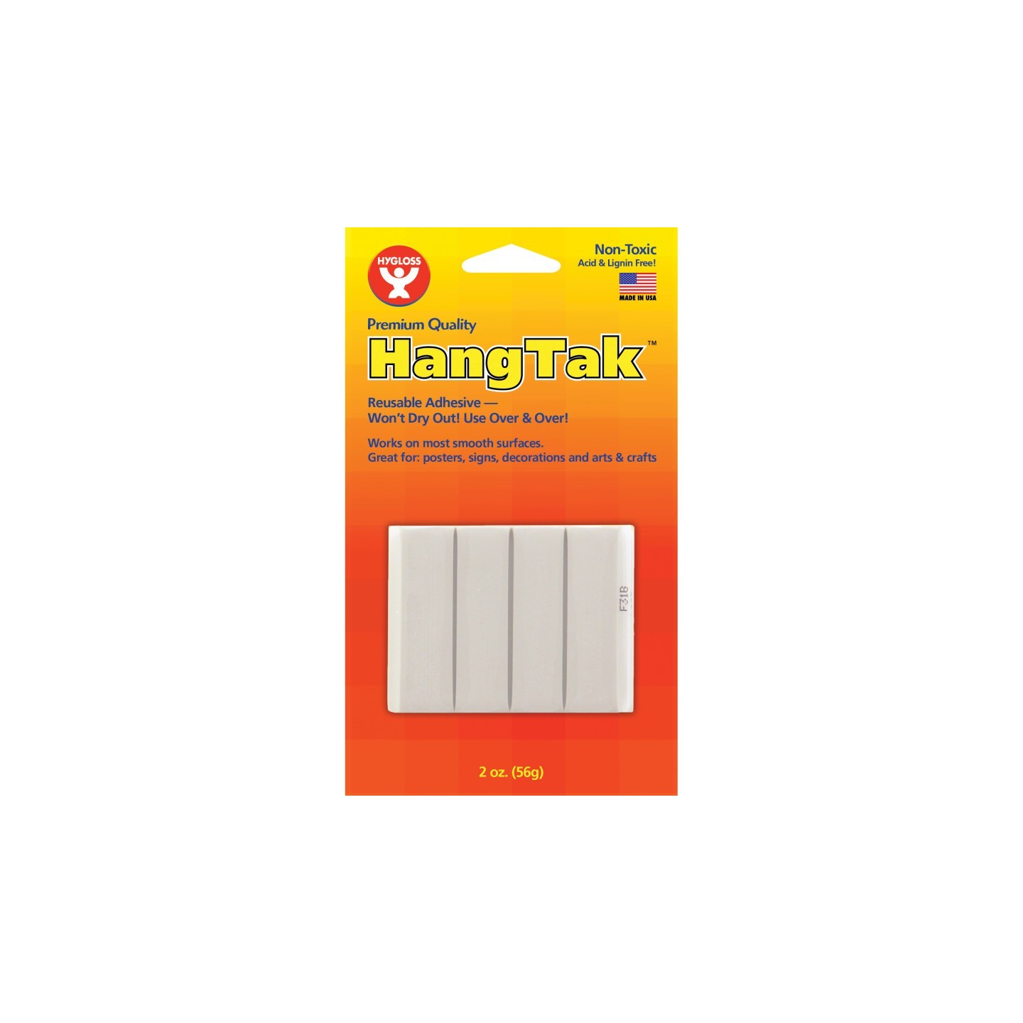 Hygloss® HangTak™ Reusable Adhesive, White, 2 oz.