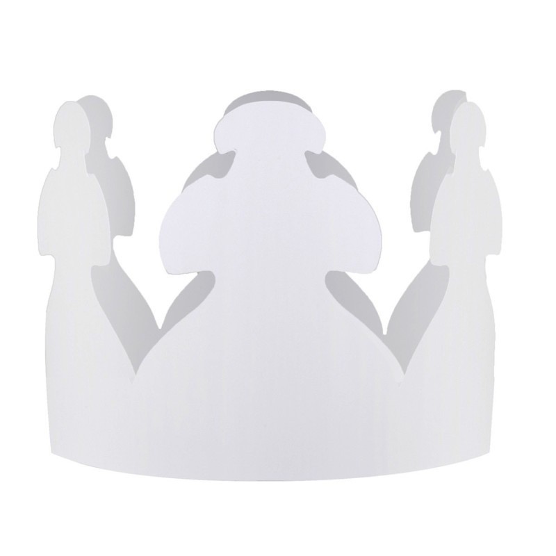 Hygloss® White Crowns, Pack of 24
