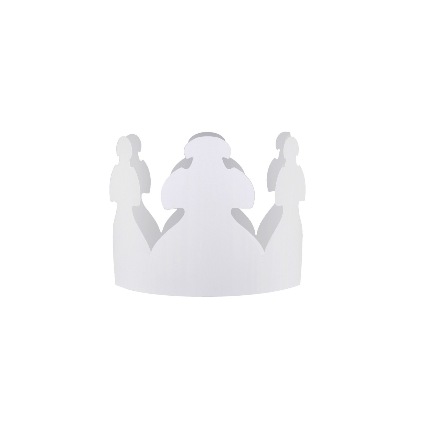 Hygloss® White Crowns, Pack of 24