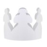 Hygloss® White Crowns, Pack of 24