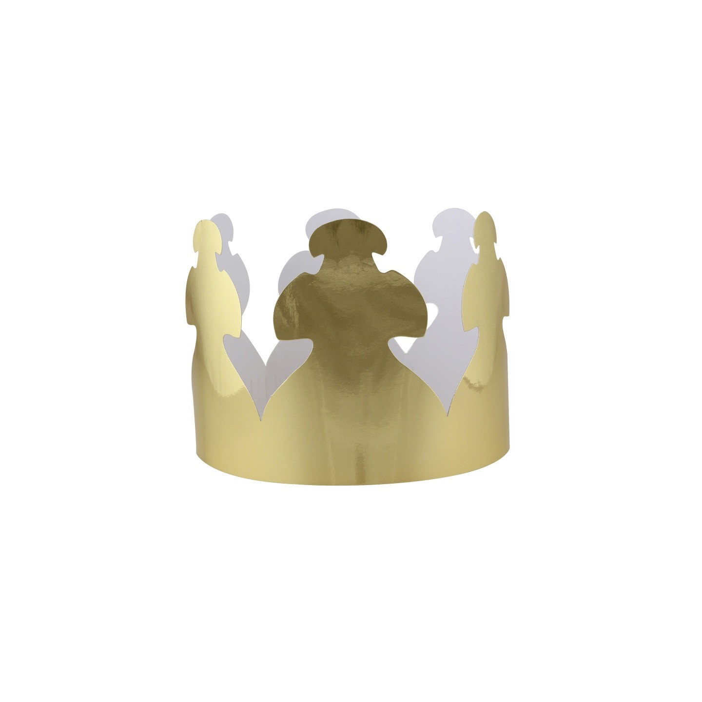 Hygloss® Bright Gold Tag Crowns, Pack of 24