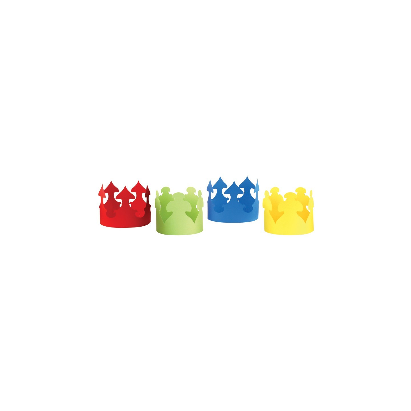 Hygloss® Bright Tag Crowns, Pack of 24