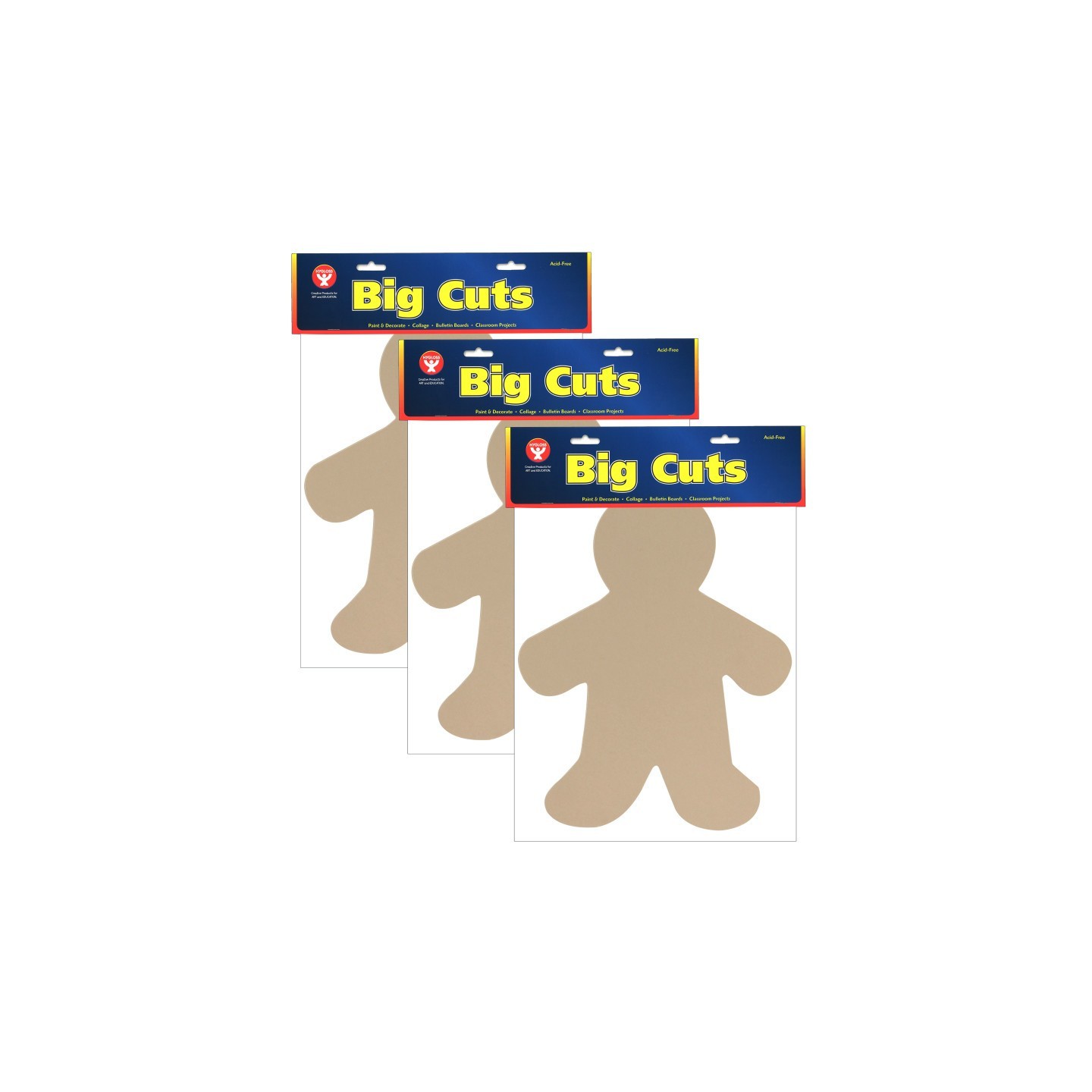 Hygloss® People Cut-Out, 16" Me Kid, 25 Per Pack, 3 Packs