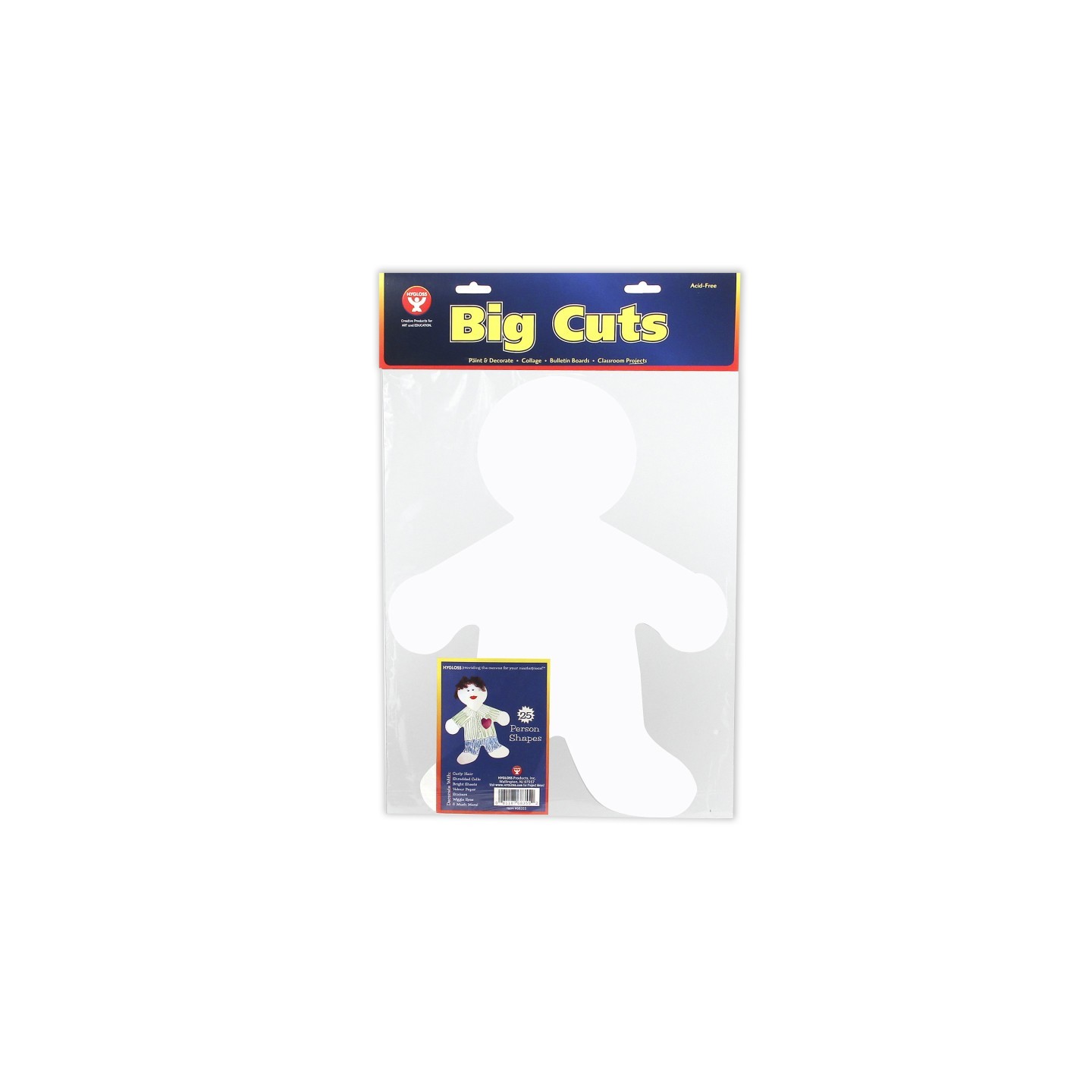 Hygloss® 16" Me Kid Big Cut-Outs Paper Shape, Pack of 25
