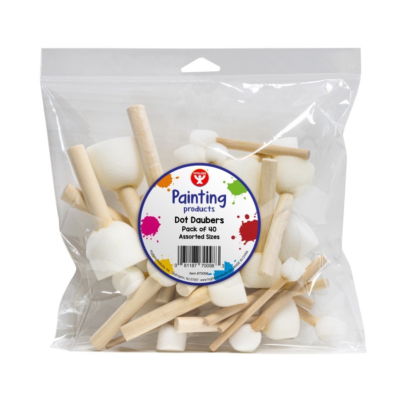 Hygloss® Dot Daubers, 4 Sizes, Pack of 40