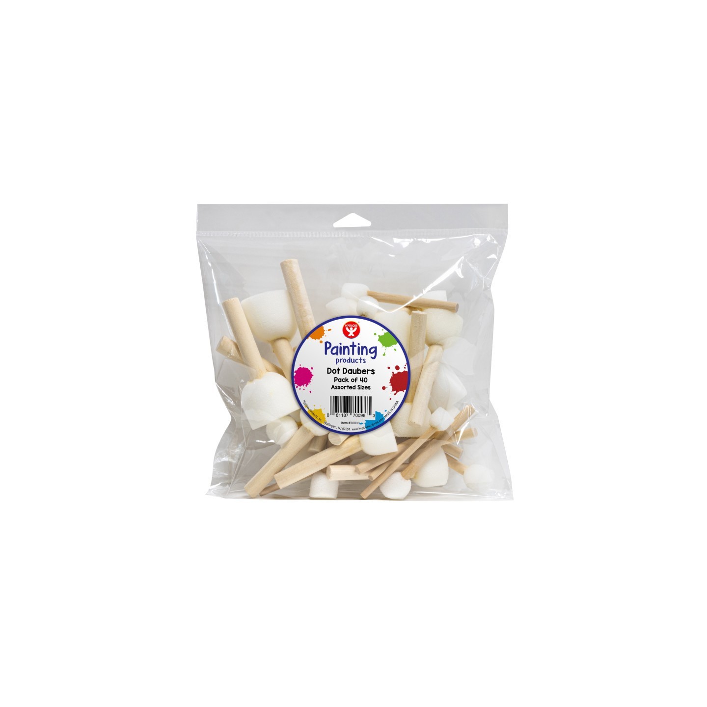 Hygloss® Dot Daubers, 4 Sizes, Pack of 40