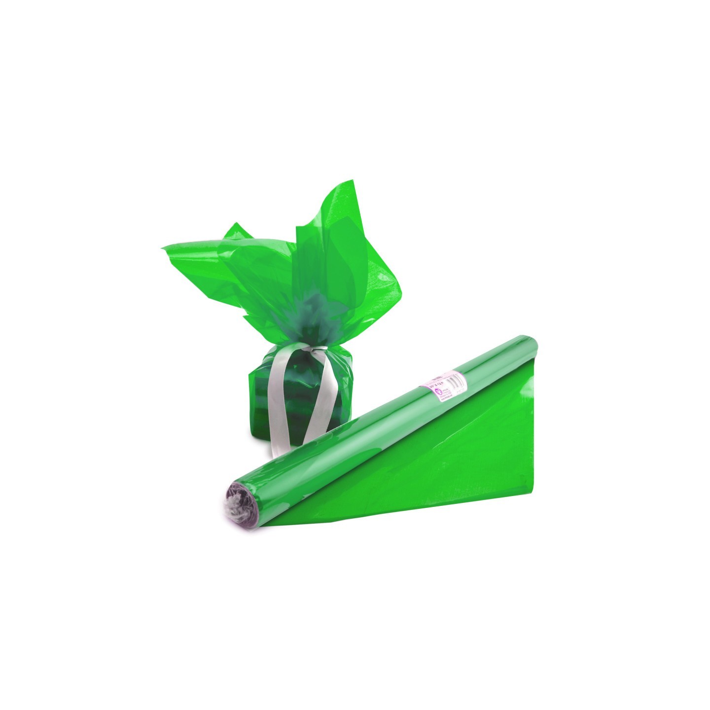 Hygloss® Cello-Wrap™ Roll, Green, 20" x 12-1/2'