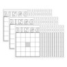 Hygloss® Blank Bingo Cards, White, 7-1/2" x 8-3/4", Pack of 36