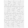 Hygloss® Compoz-A-Puzzle®, 4" x 5-1/2" Rectangle, 16 Pieces, 24 Puzzles