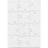 Hygloss® Compoz-A-Puzzle®, 5 1/2" x 8" Rectangle, 12-Piece, Pack of 24