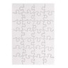 Hygloss® Compoz-A-Puzzle®, 5 1/2" x 8" Rectangle, 28-Piece, Pack of 24