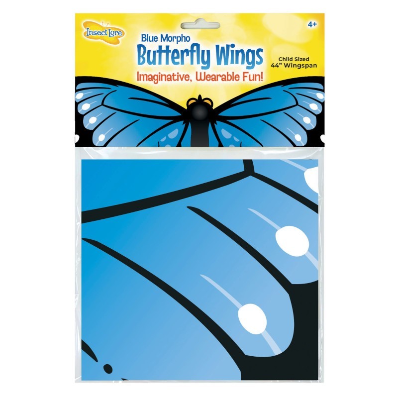 Insect Lore Dress-Up Morpho Butterfly Wings, Blue